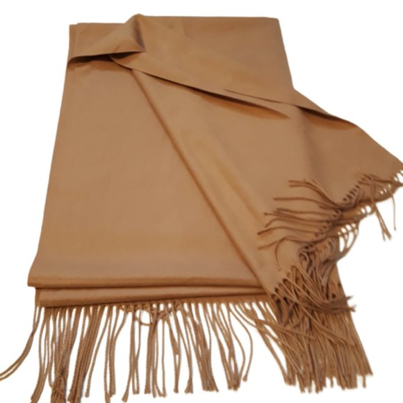 Cashmere Brand Camel Colour Scarf - Picture 1 of 4